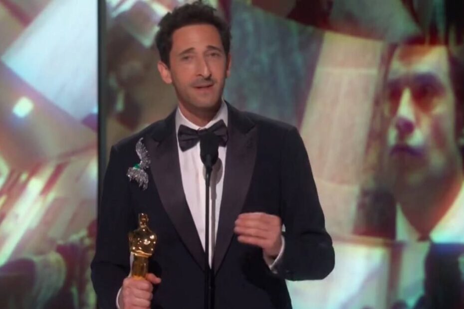 Adrien Brody na Oscarach