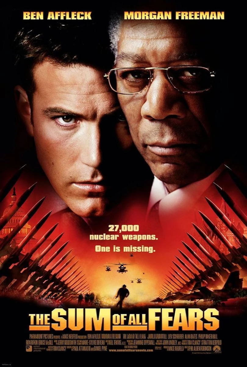 Suma wszystkich strachów: morgan freeman i ben affleck plakat filmu