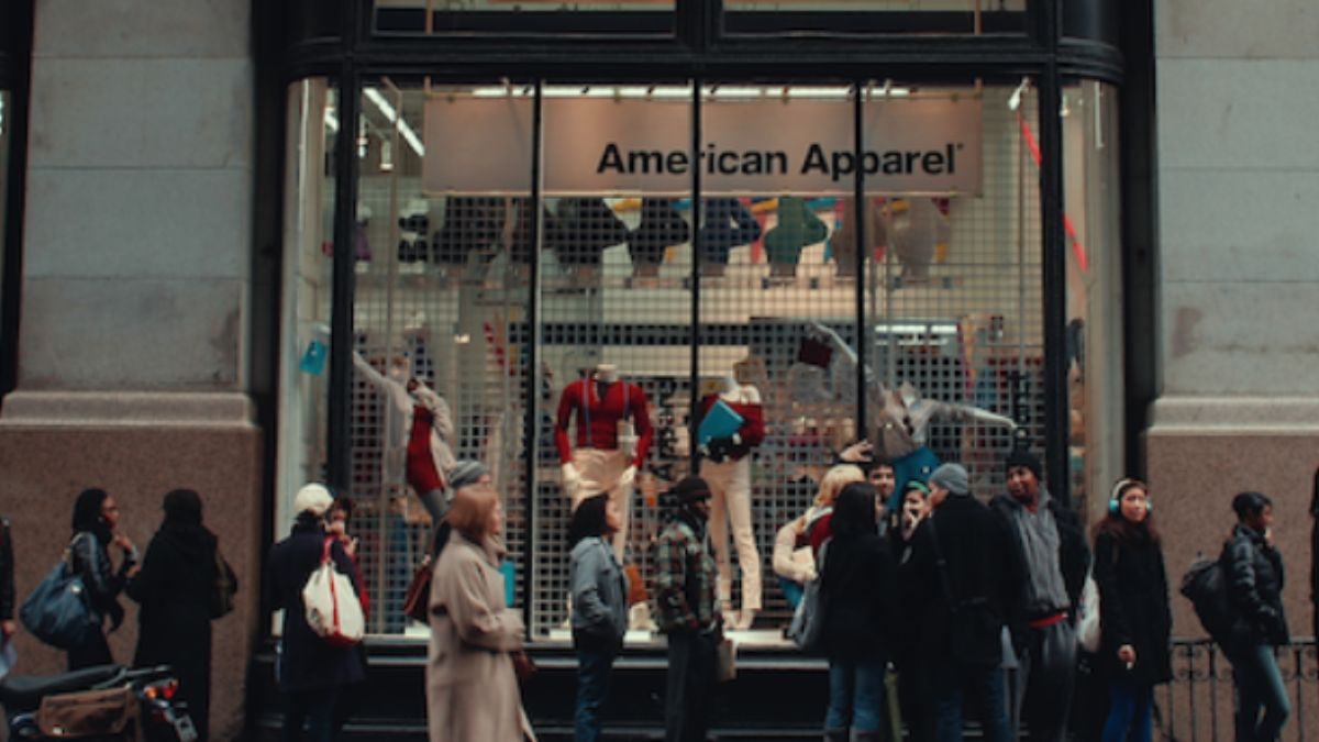Totalna katastrofa Wzlot i upadek American Apparel zdjęcie sklepu