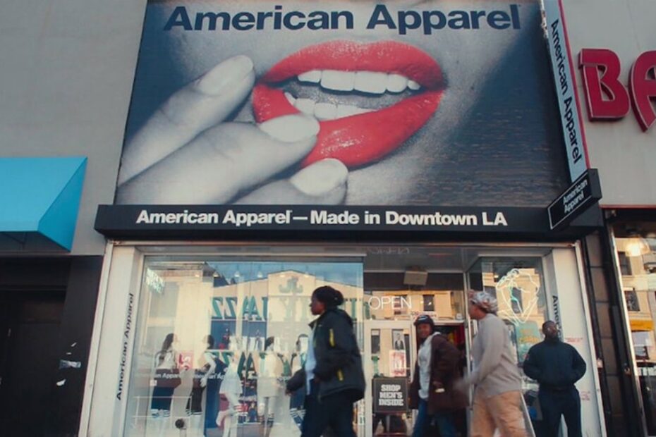 Totalna katastrofa Wzlot i upadek American Apparel zdjęcie sklepu