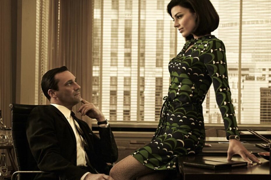 Mad Men główni bohaterowie w biurze