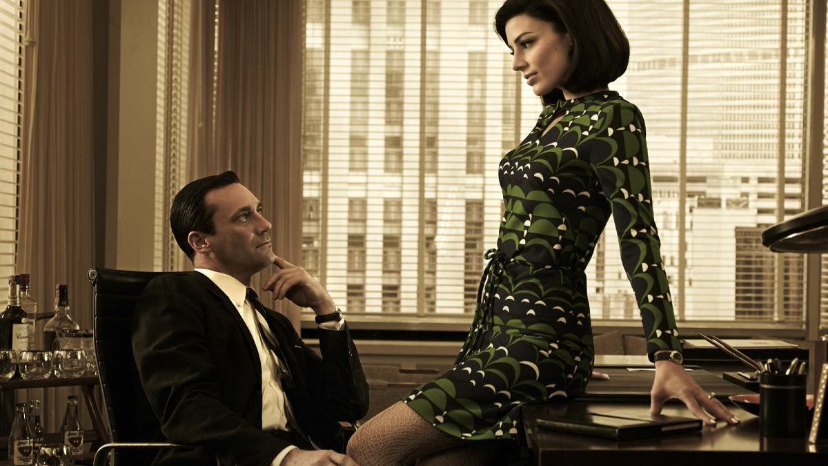 Mad Men główni bohaterowie w biurze