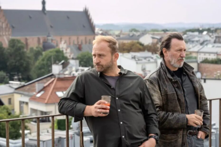 vinci 2 szyc i więckiewicz na dachu budynku