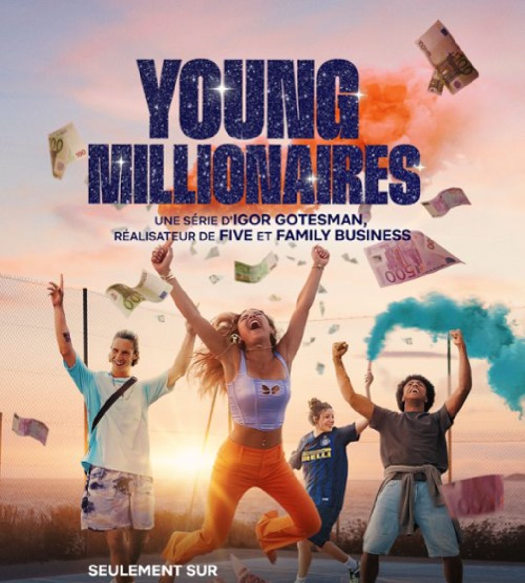 młodzi milionerzy netflix plakat