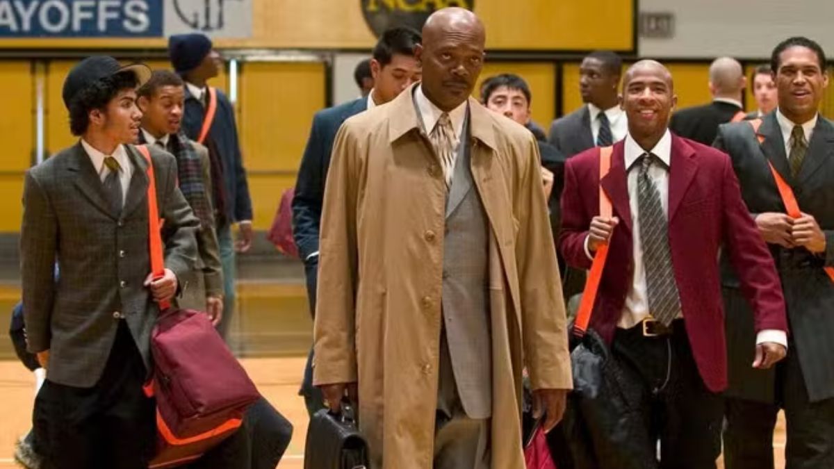 trener coach carter netflix. samuel l jackson i podopieczni