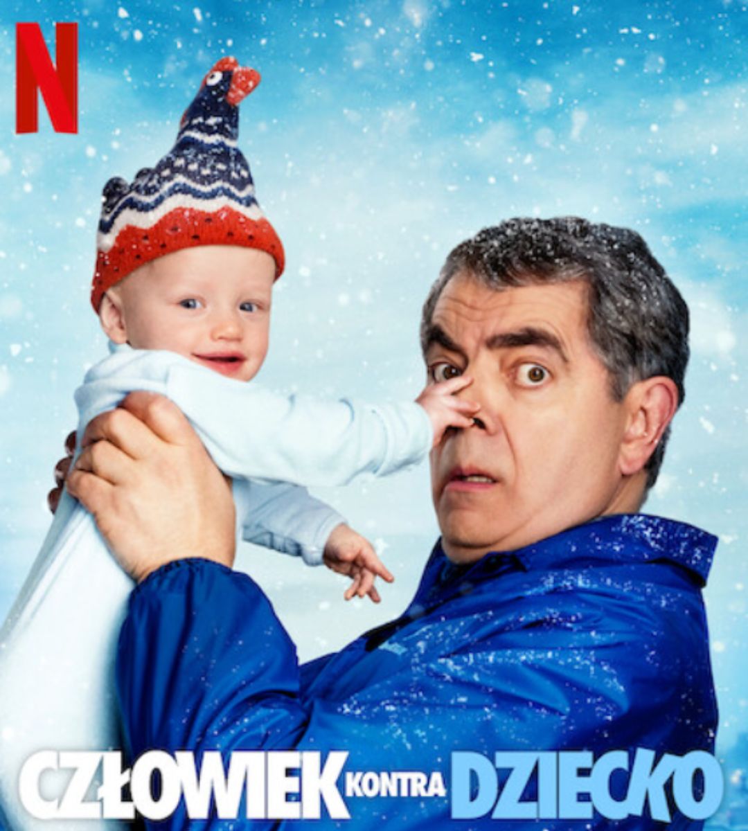 człowiek kontra dziecko rowan atkinson plakat filmu