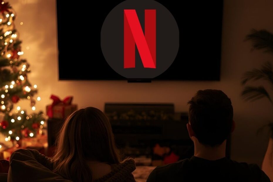 Najciekawsze świąteczne filmy na Netflixie ludzie para ogląda netflix