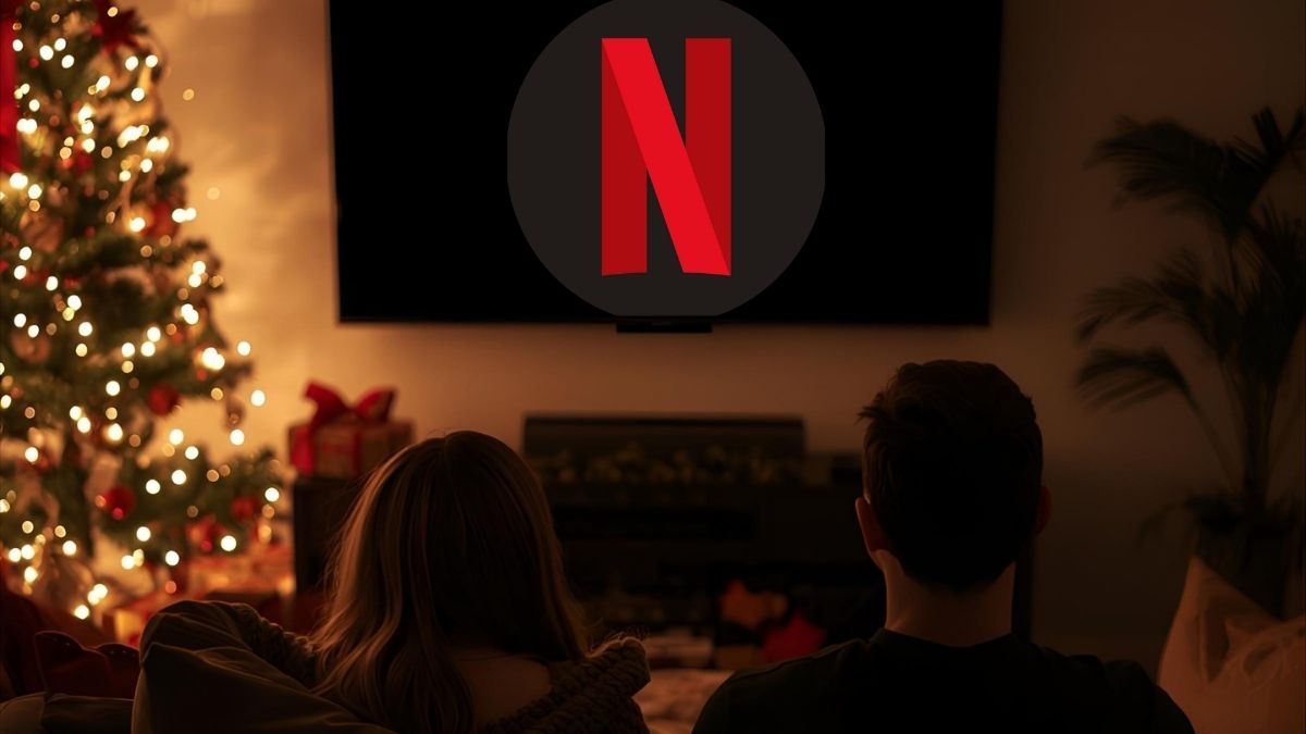 Najciekawsze świąteczne filmy na Netflixie ludzie para ogląda netflix