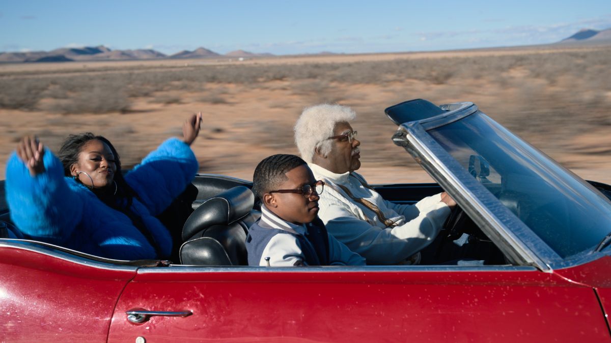 Tyler Perry Joe odwiedza uniwerki główna obsadzie