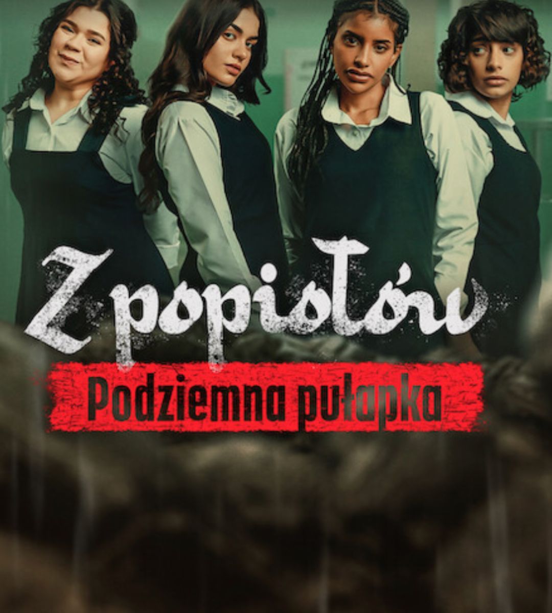  Z popiołów Podziemna pułapka  plakat filmu