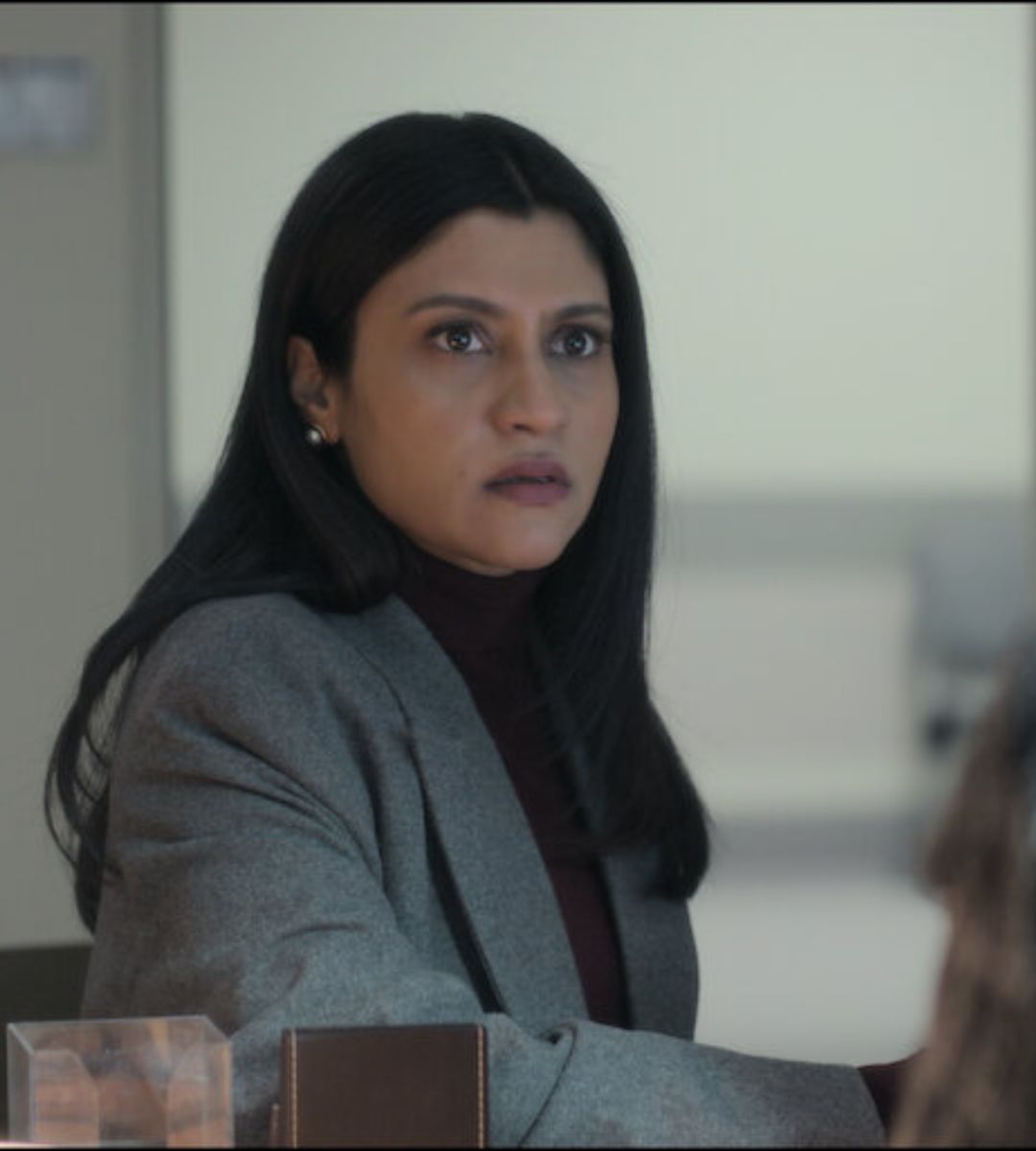 Oskarżona – kadr z filmu, thriller psychologiczny Netflix jedna z głównych bohaterek