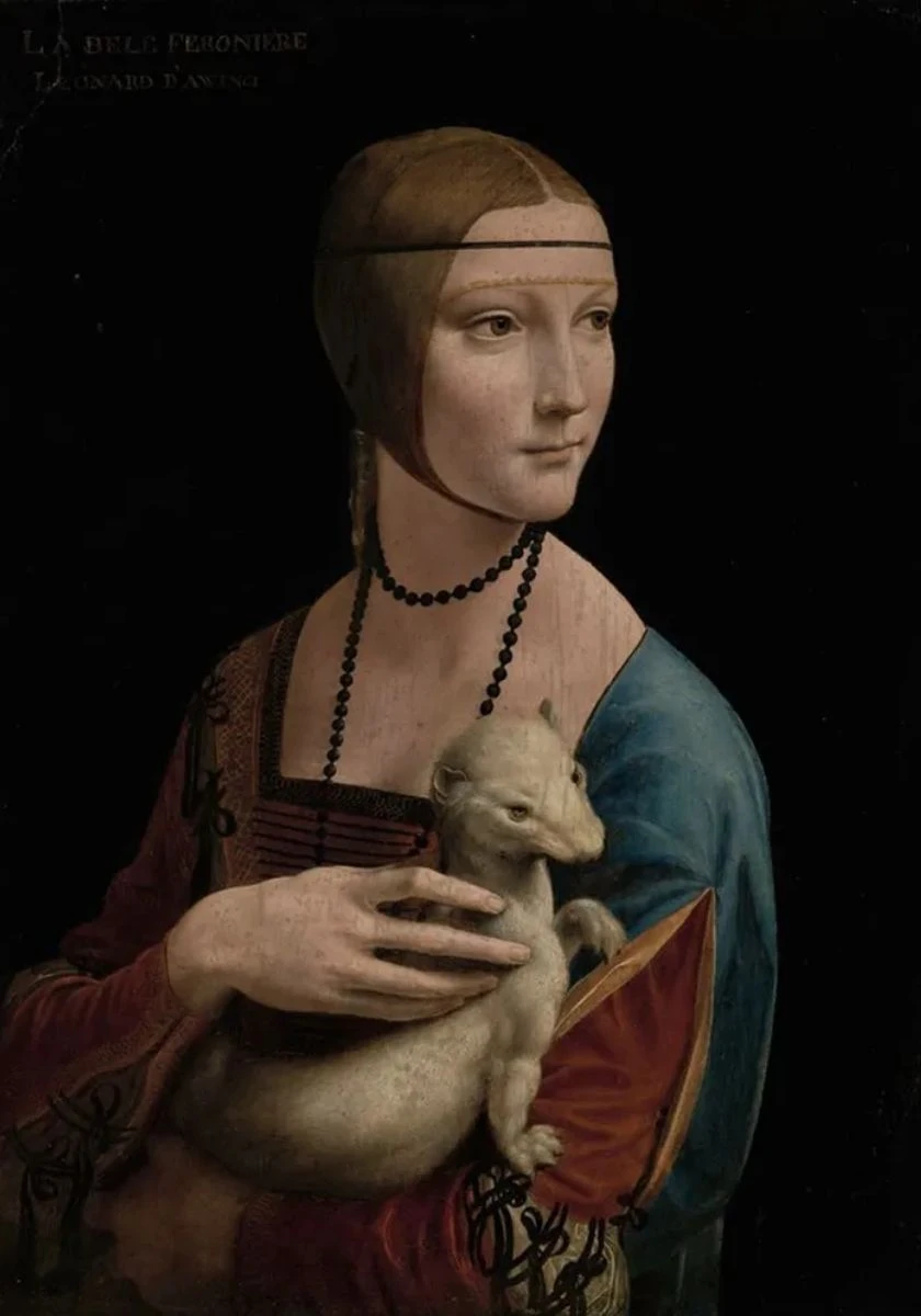 Dama z gronostajem: portret Cecylii Gallerani namalowany przez Leonarda da Vinci