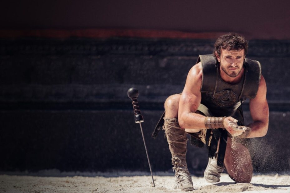 TOP 10 filmów na Netflixie w Polsce dzisiaj kadr z gladiator 2